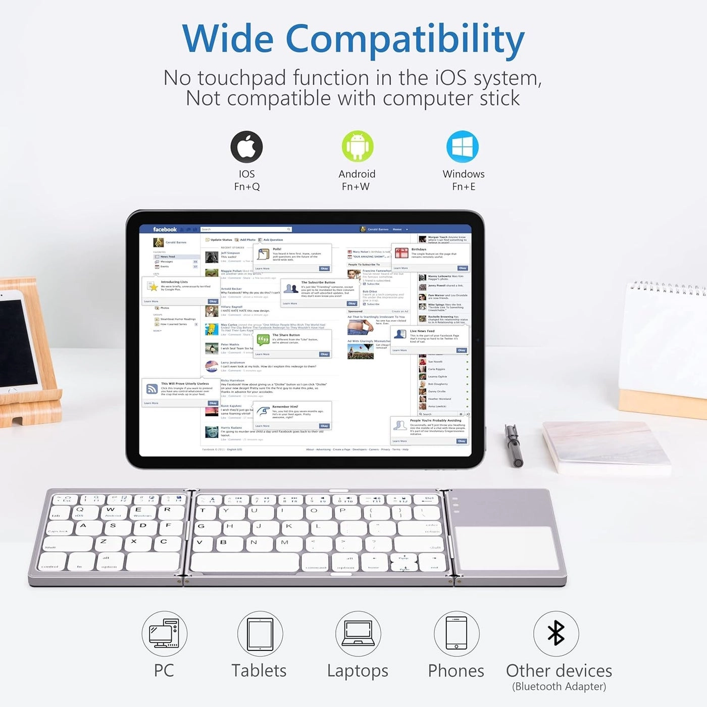 Mini Bluetooth Keyboard - Wireless