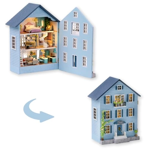 Miniature Dollhouse Kit - Warm House 1:32