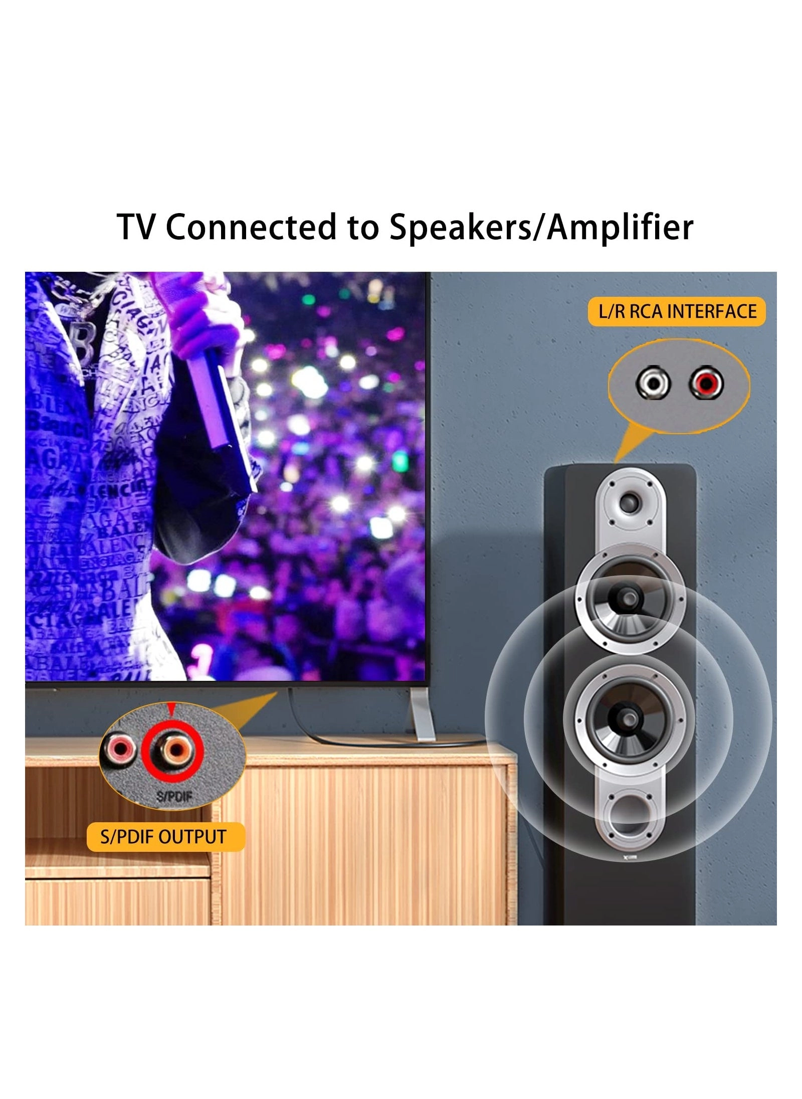 RCA to 3.5mm Audio Cable - 9.8 meter