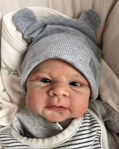 Elijah Reborn Baby Doll - 17 inch Silicone Blue Eyes Ages 3+