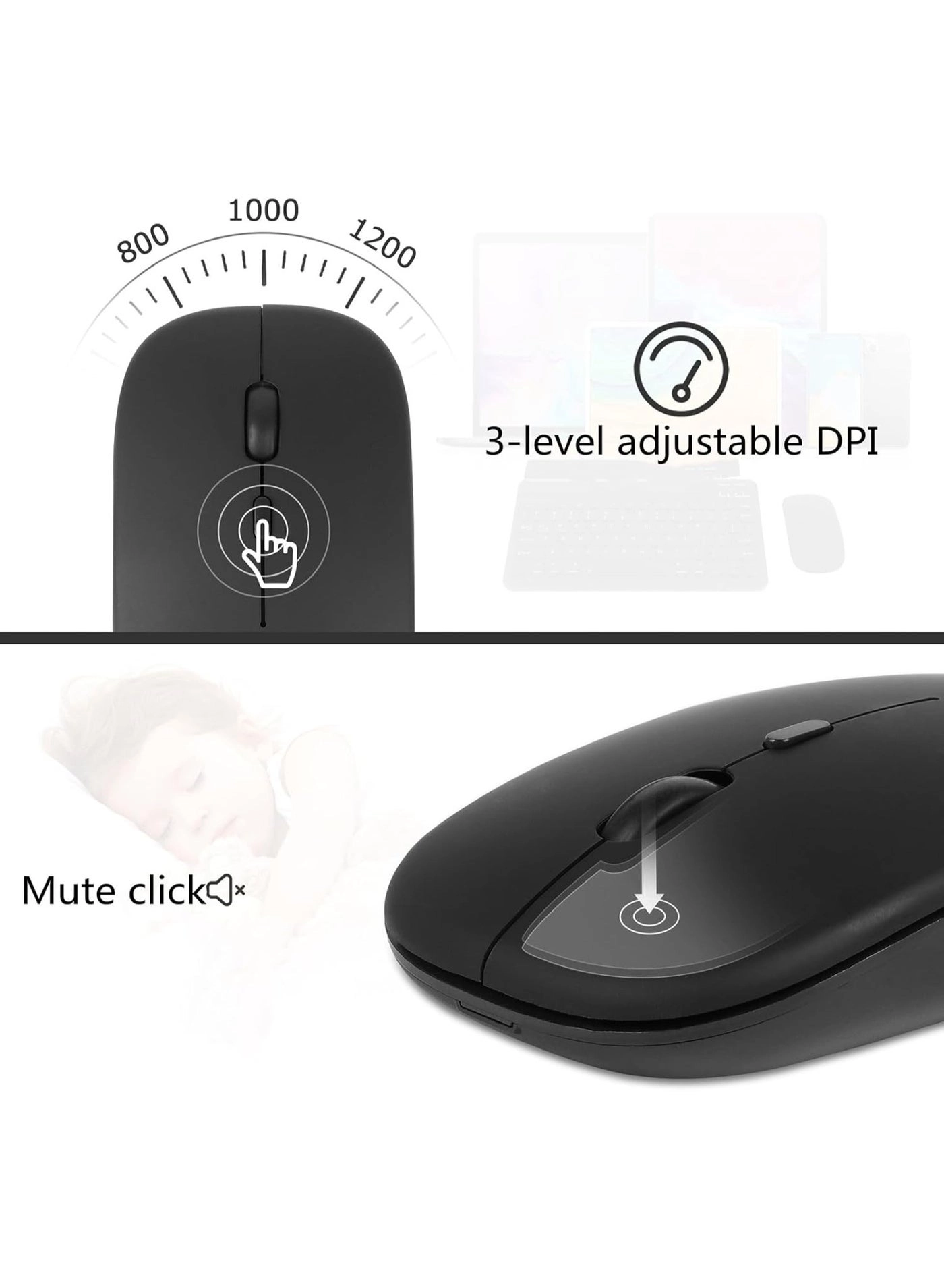 Keyboard and Mouse Combo - Wireless