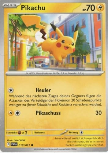 Paldeas Schicksale Pikachu PAF 018 - German