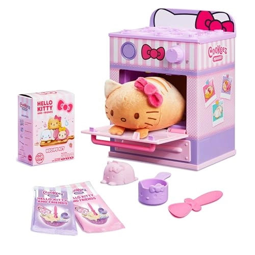 Cookeez Makery Hello Kitty and Friends Oven - Plush maker 3 characters interactive scented