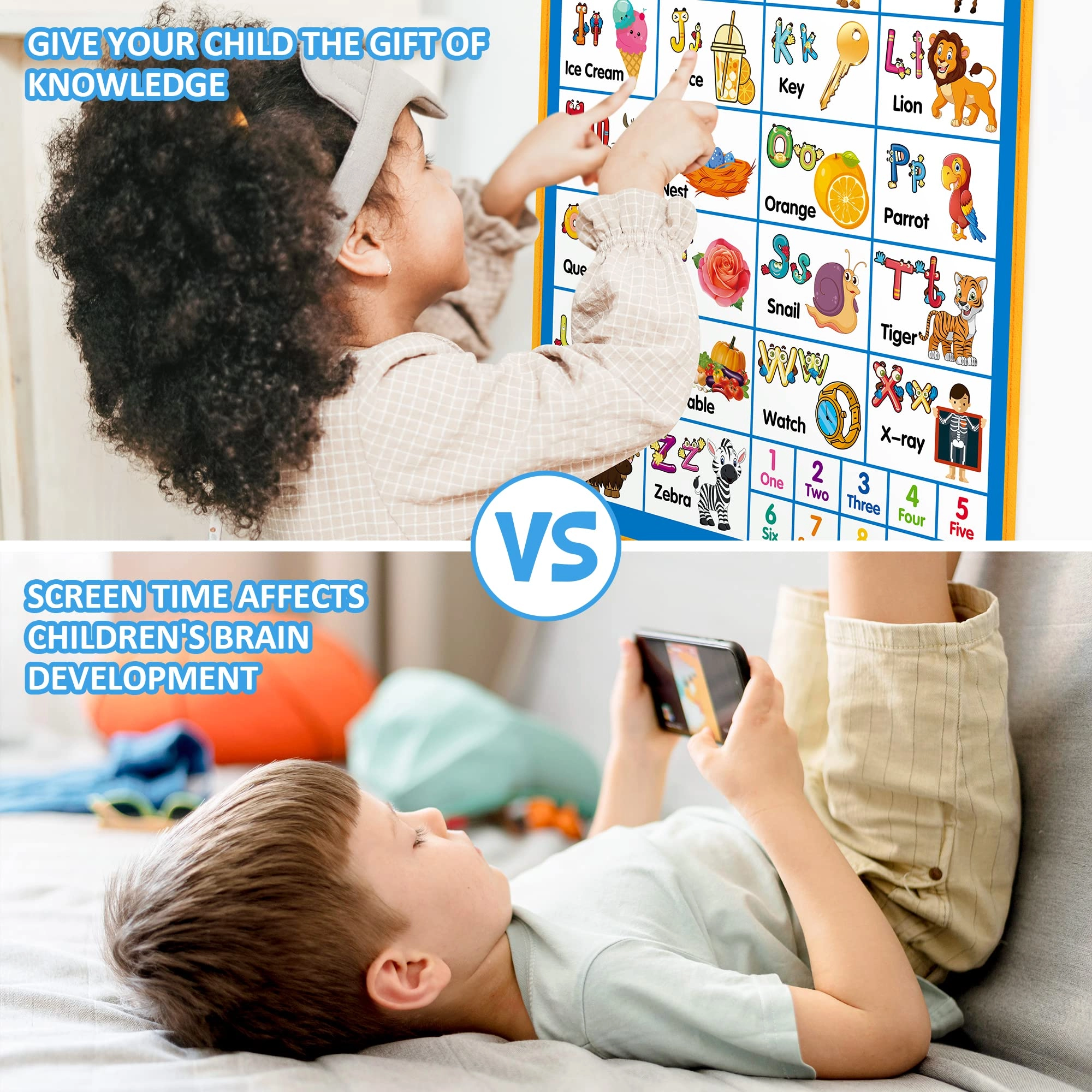 gahoo Alphabet Wall Chart - 1-3 years+