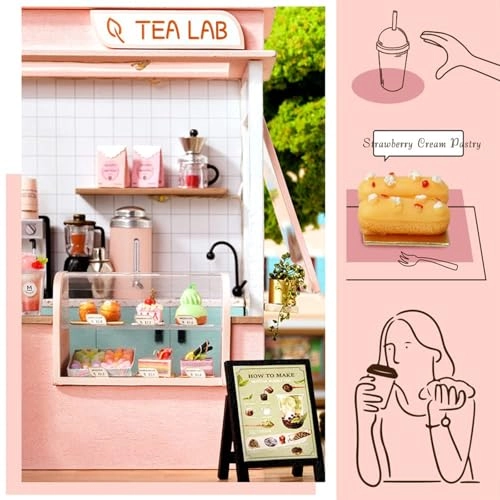 Miniature House Kit - Tea Lab