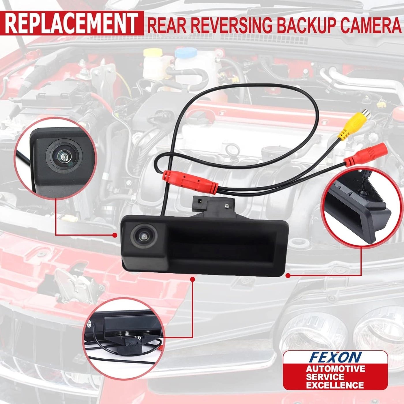 Rear Reversing Backup Camera - Night vision 1080P