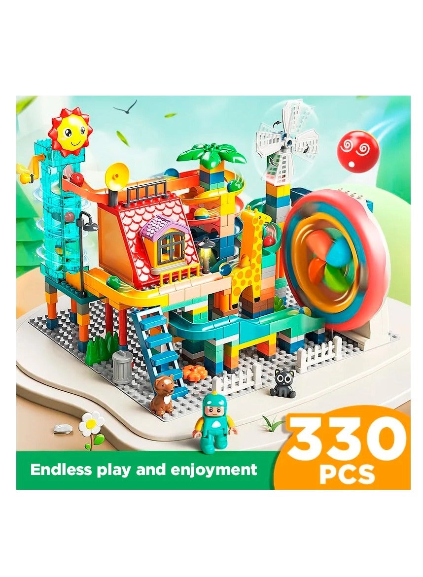 Marble Run Jungle Slide - Animals 330 pcs