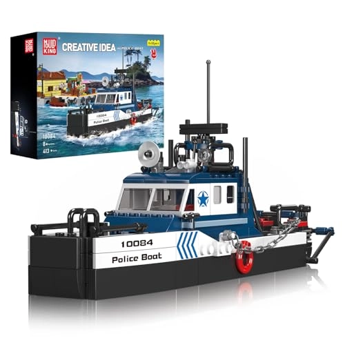 10084 Sea Rescue Boat Kit - Police