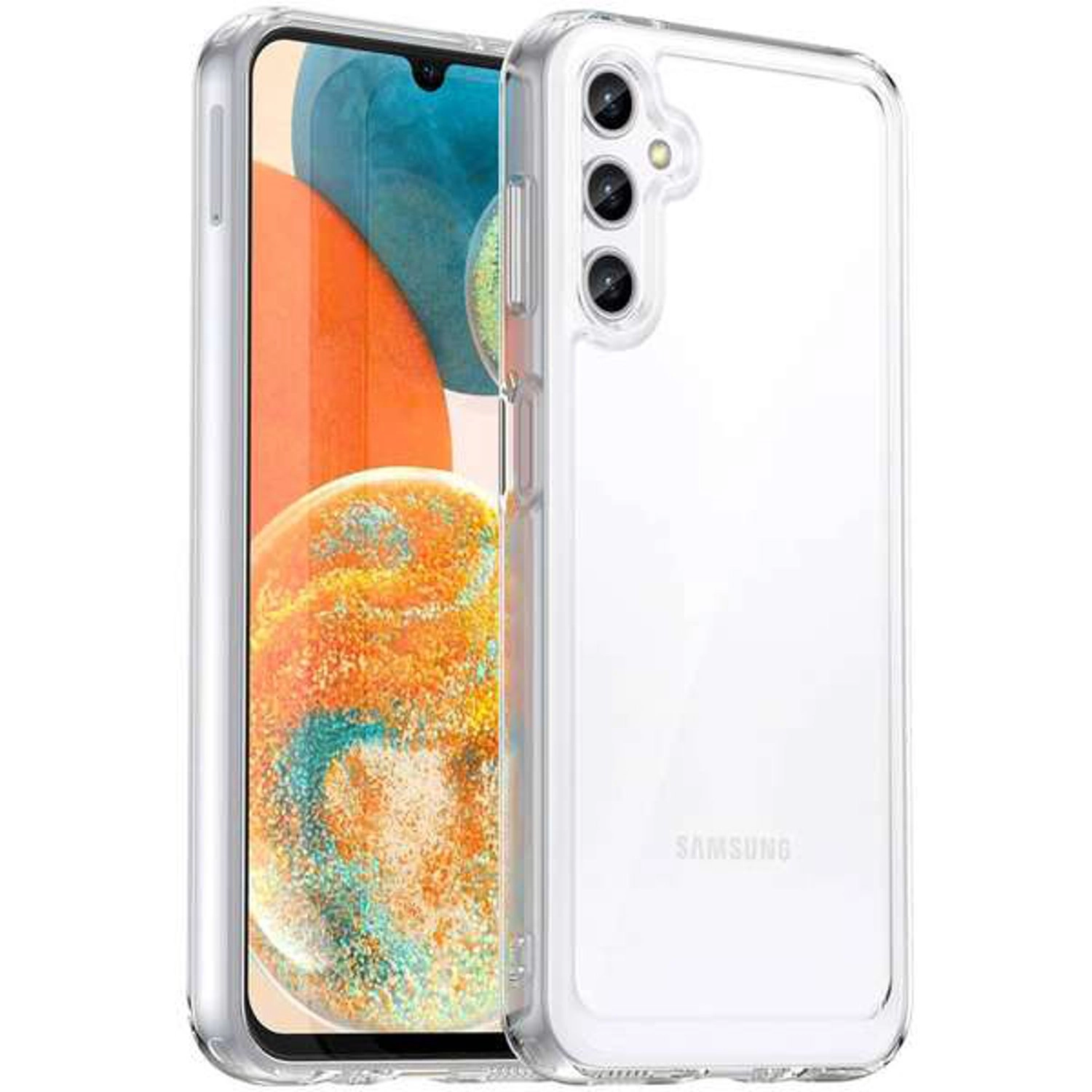 Carbon Fiber Case with Screen Protector for Samsung Galaxy S23 Ultra