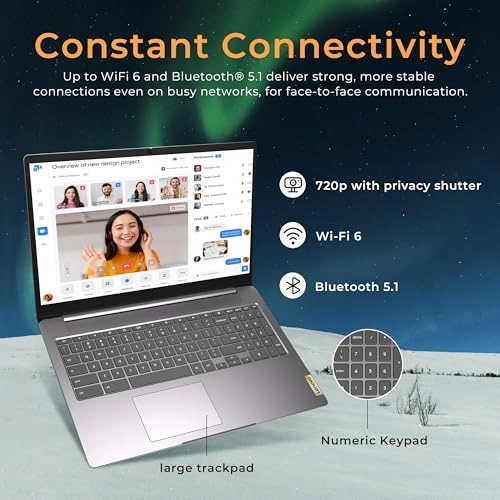 Ideapad 3 Lenovo Chromebook - 15.6'' Celeron N4500 4GB DDR4 352GB SSD