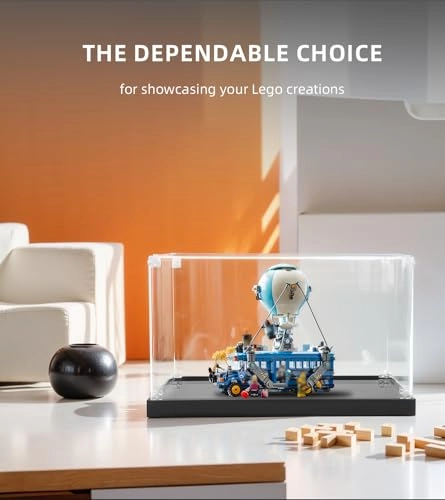 Acrylic Display Case for Lego Battle Bus 77073