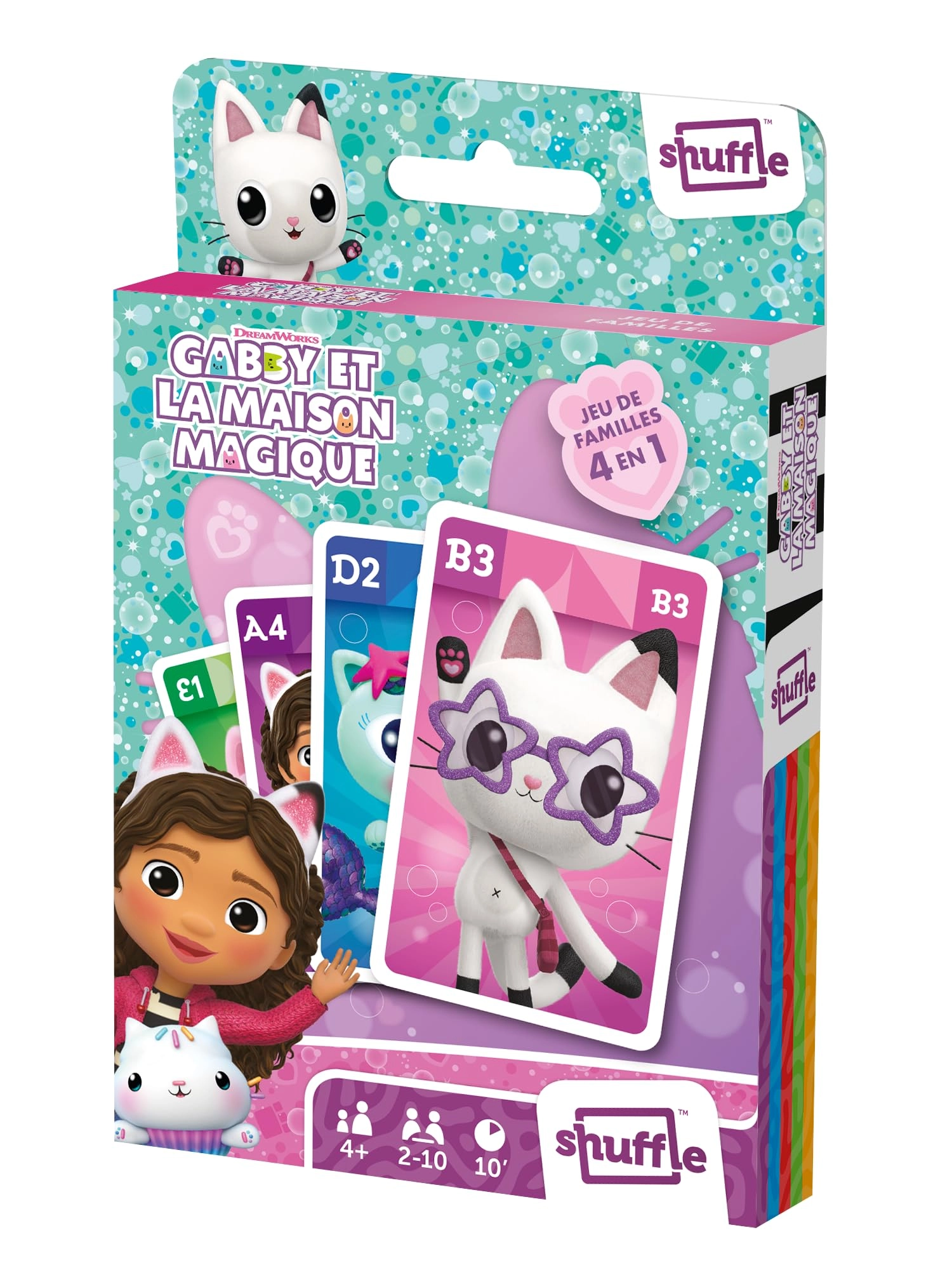 Shuffle Gabby and the Magic House - 4 Games in 1 Card Game
