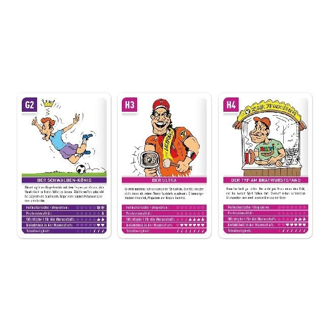 Kreisliga Quartet - Card Game 32 Characters (German)