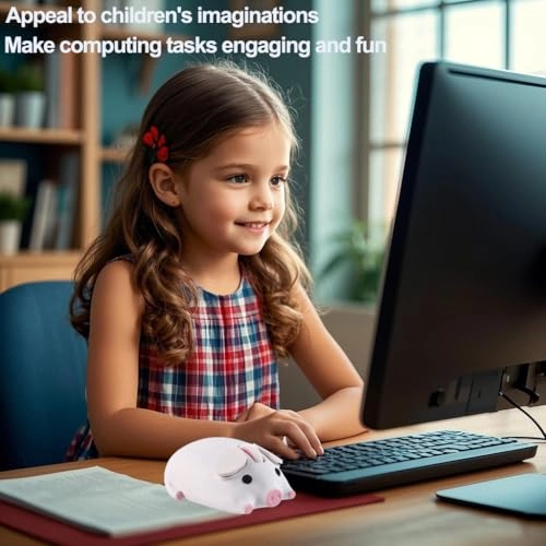 Cute Pig Wireless Mouse - Wireless