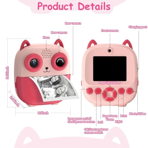 kids Mini portable printer