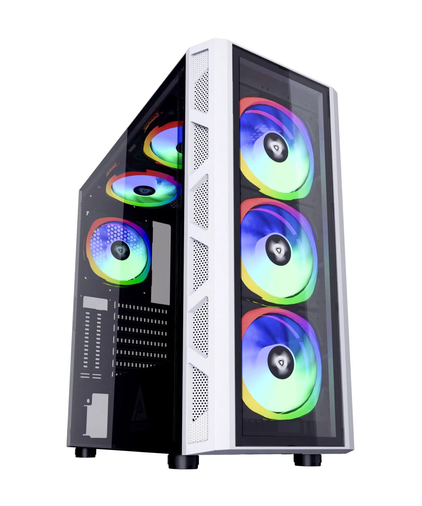 Apevia GDPROWH - 2 x Tempered Glass Panel Mid Tower