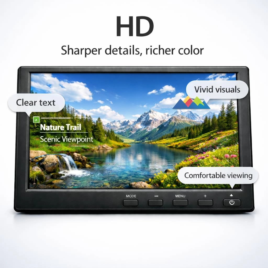 Portable Gaming Monitor - 1280x800 10.1 Inch