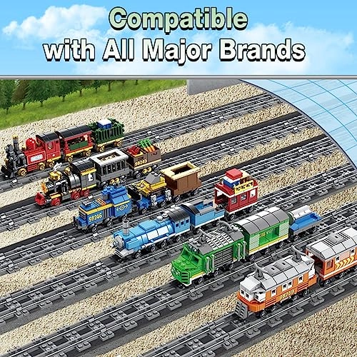 City Train Tracks - HO 40PCS