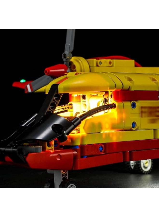 Led Lighting Kit - Firefighter Aircraft Compatible with 42152
