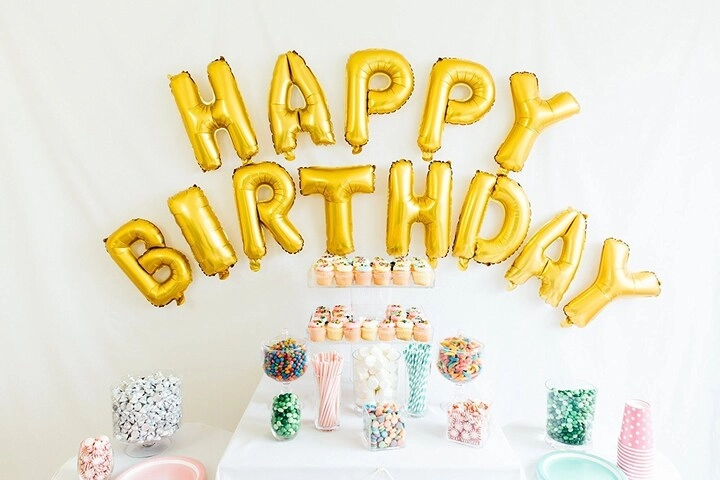 Party Time Trading LLC Happy Birthday Letter Balloon - Birthday