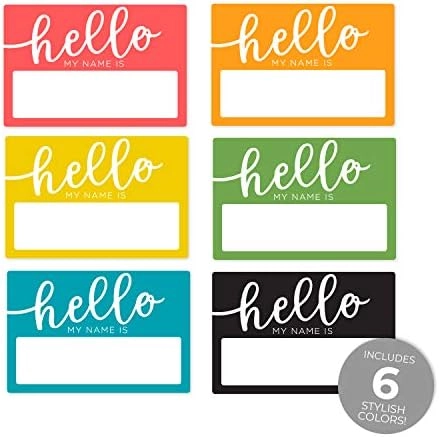 Canopy Street Hello My Name is Stickers - 250 labels per roll 2" x 3" Rectangle