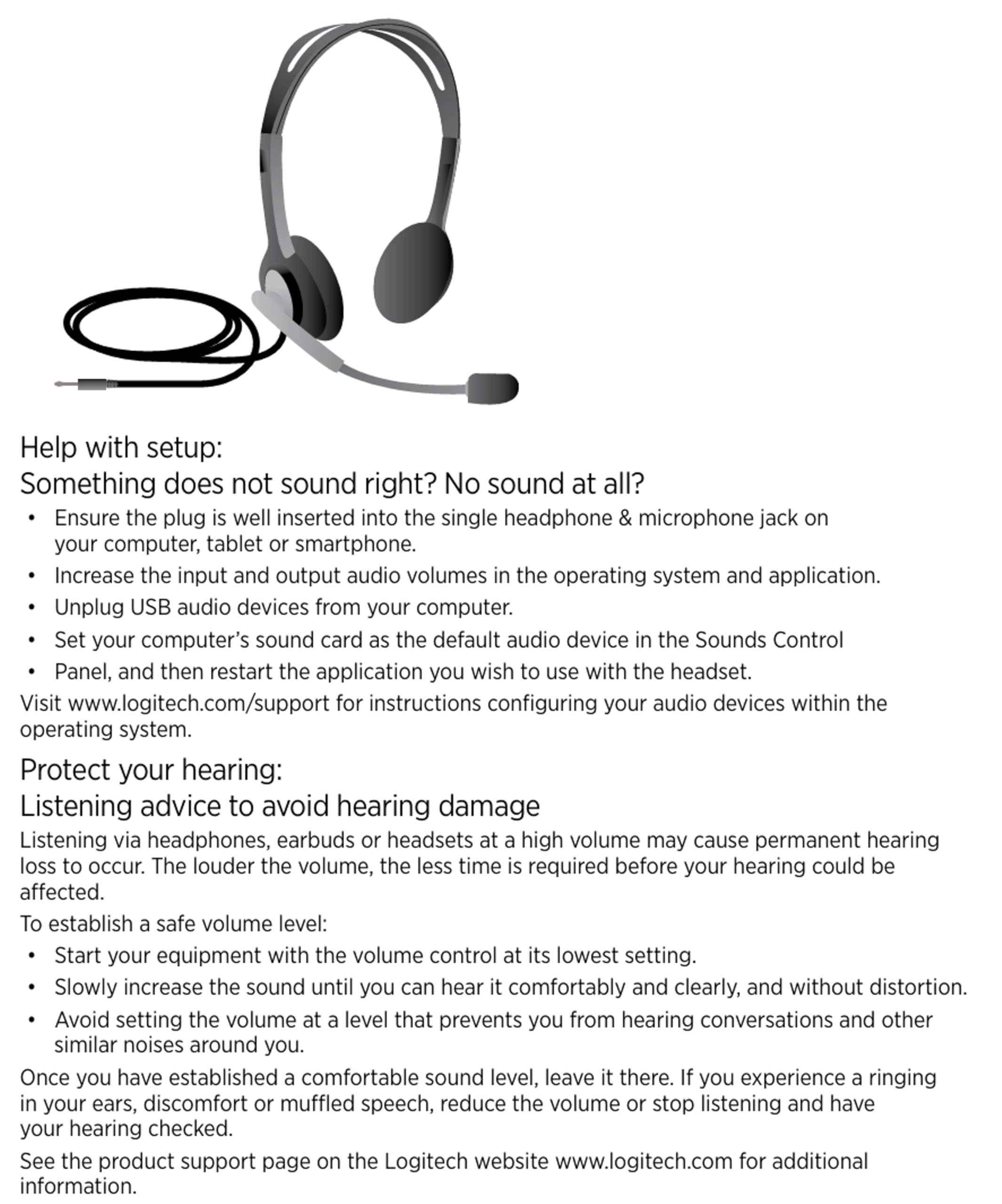 H111 Wired Headset