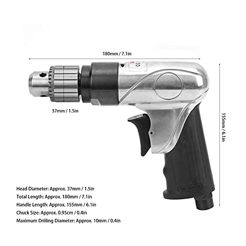 Air Drill - Pneumatic 3/8 10mm
