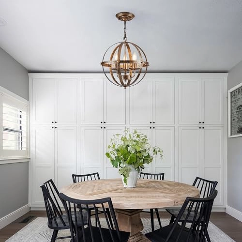 Ceiling Pendant Light - 3-Lights Semi Flush Mount