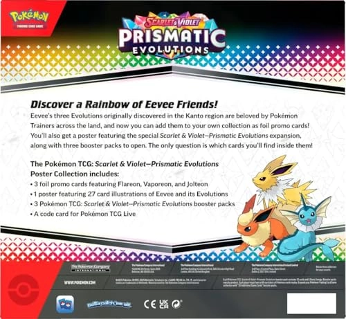 Scarlet & Violet Prismatic Evolution Poster Collection