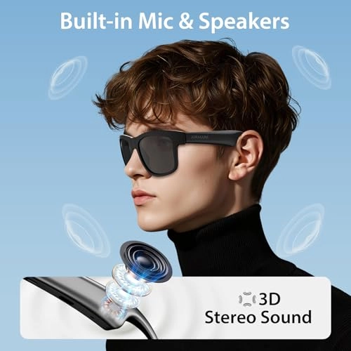 Bluetooth Glasses - Polarized UV400 Speakers
