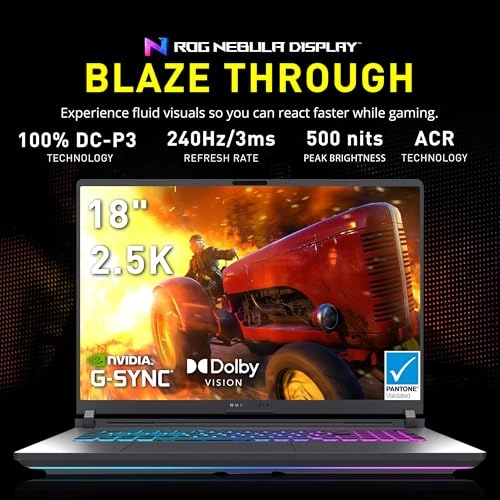ROG Strix G18 - 18'' Ultra 9 275HX 64GB DDR5 4TB SSD