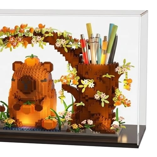 Capybara Pen Holder Building Block Set - 1880 pcs