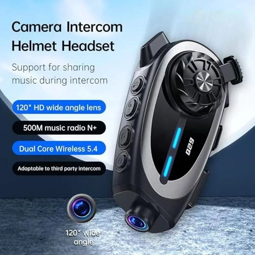 Helmet Bluetooth Headset - Bluetooth 5.4 In Ear