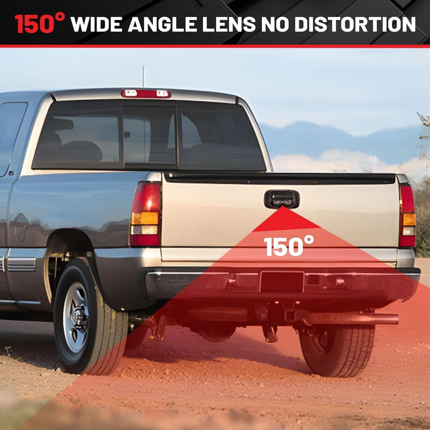 Tailgate Handle Backup Camera - Night vision 728 x 582