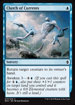 Wizards of the Coast Clutch of Currents (072/274) - Battle for Zendikar