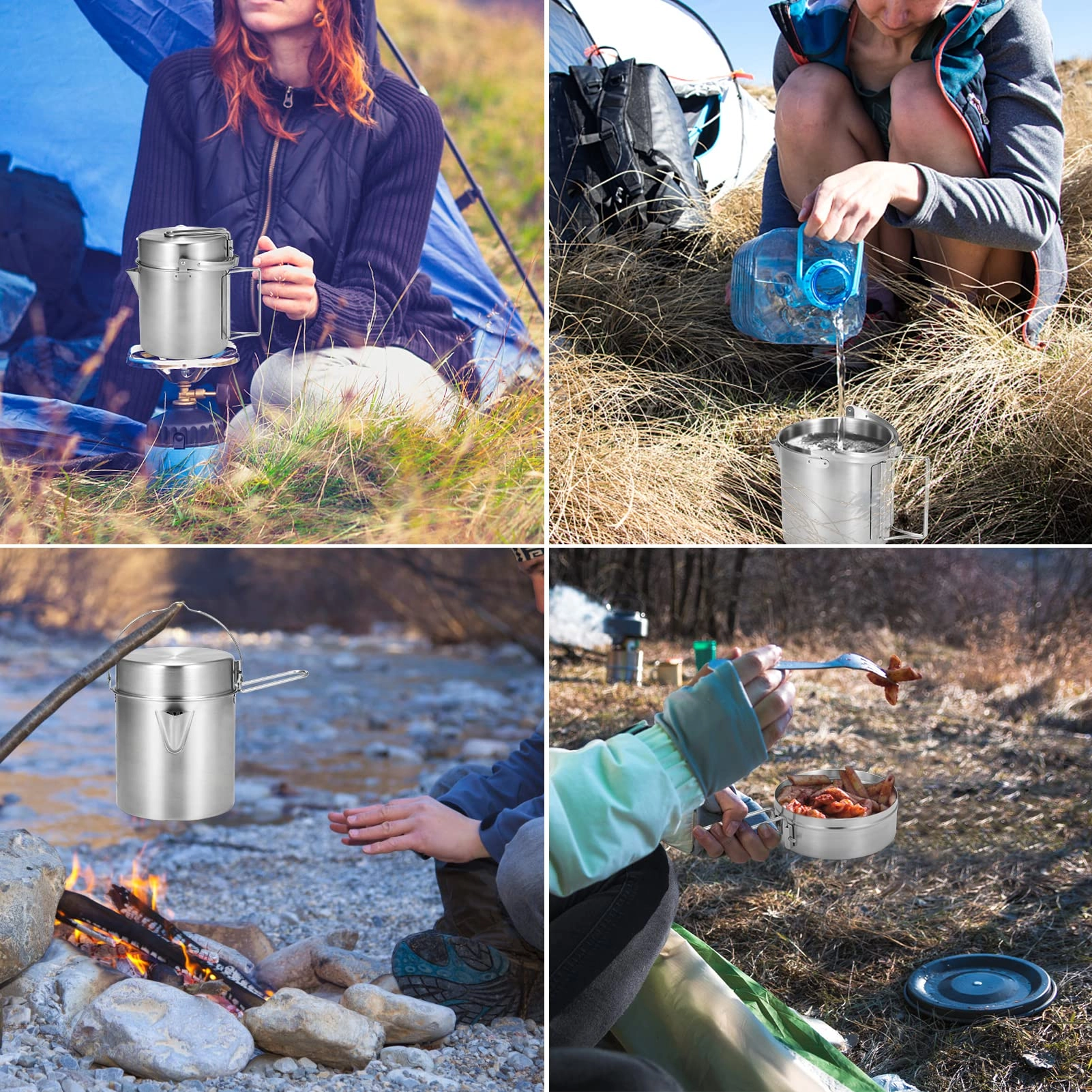 Camping Pot - 1.0 Count 1 Liters