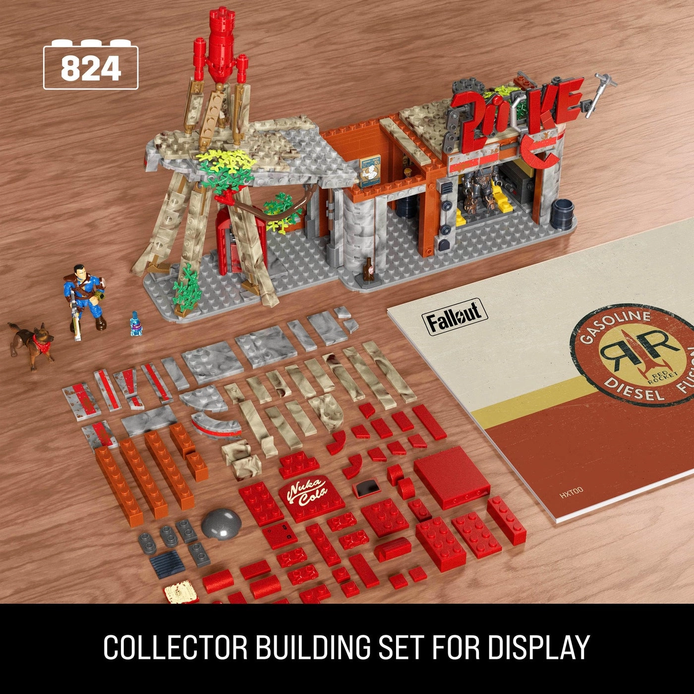 Fallout Red Rocket Truck Stop - 2 Poseable Characters Accessories