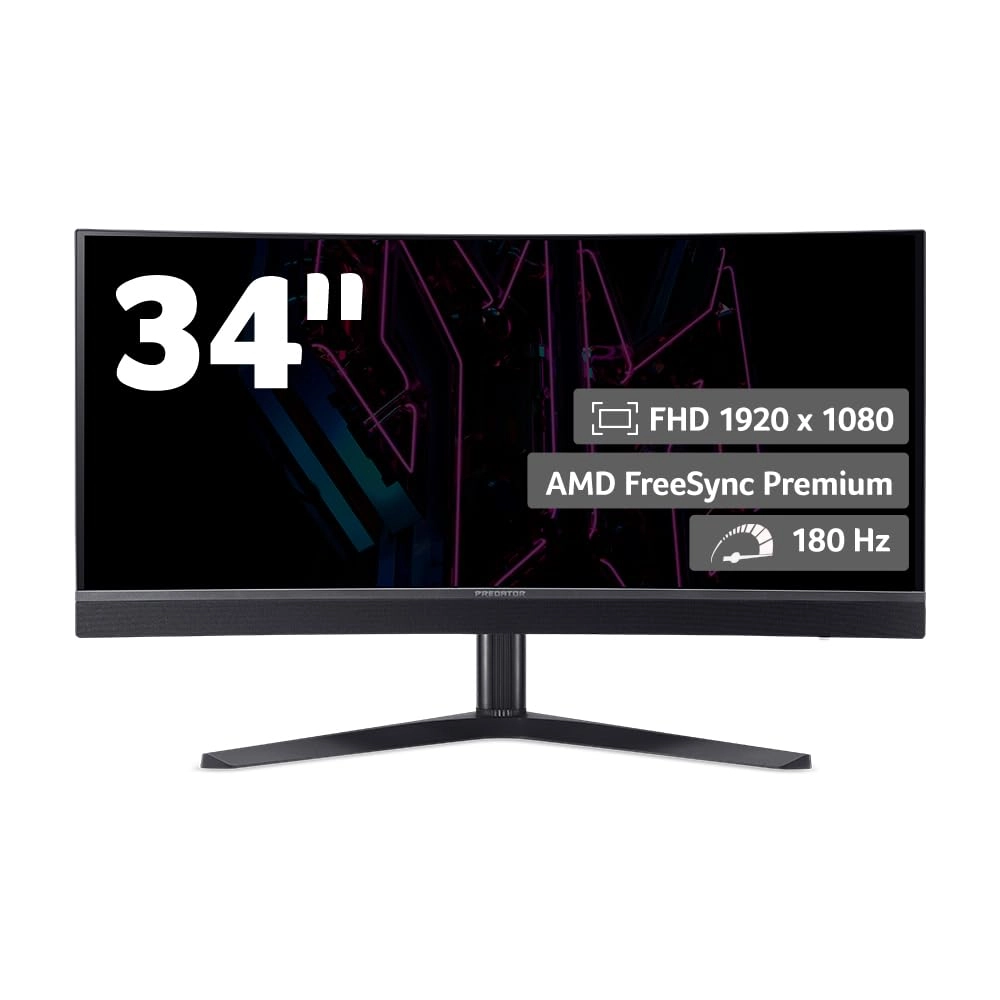 Acer Predator X34 - X34 Vbmiiphuzx 34 Inches 3440 x 1440