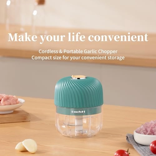 Electric mini chopper - 250 Milliliters USB Rechargeable
