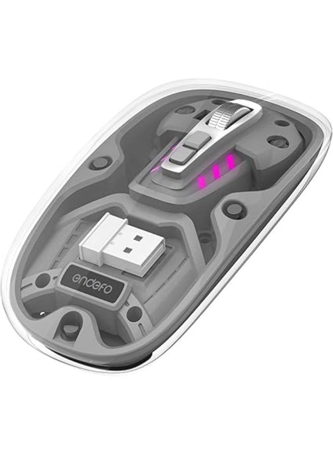 Endefo 5D Clear Mouse - Wireless