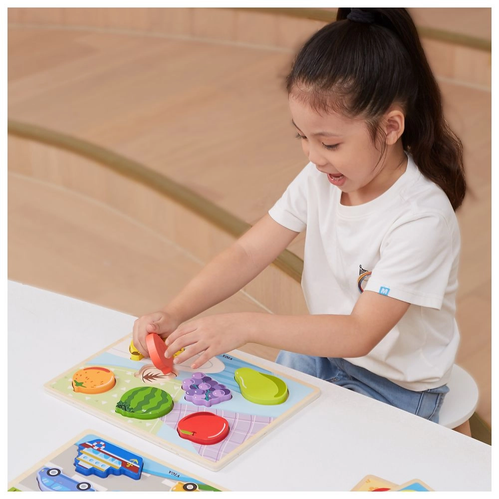 Fruits Block Puzzle - Suitable for 18 months and above 7 pieces