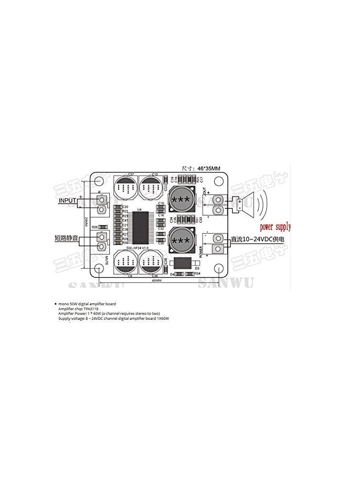 TPA3118 - PBTL Mono 160W