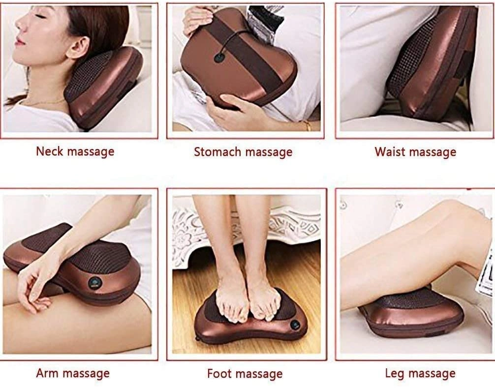 Electronic Massage Pillow - Lumbar Neck Back Shoulder Heat
