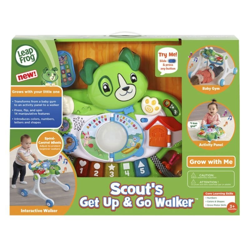 Scout'S Get Up & Go Walker - 14 fun features Ages 3-36 months
