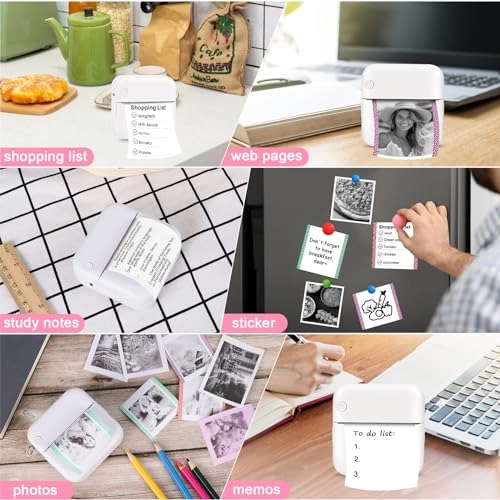 Mini Photo Printer AM-WYT-DYJ-C15 - Thermal Bluetooth 1000mAh