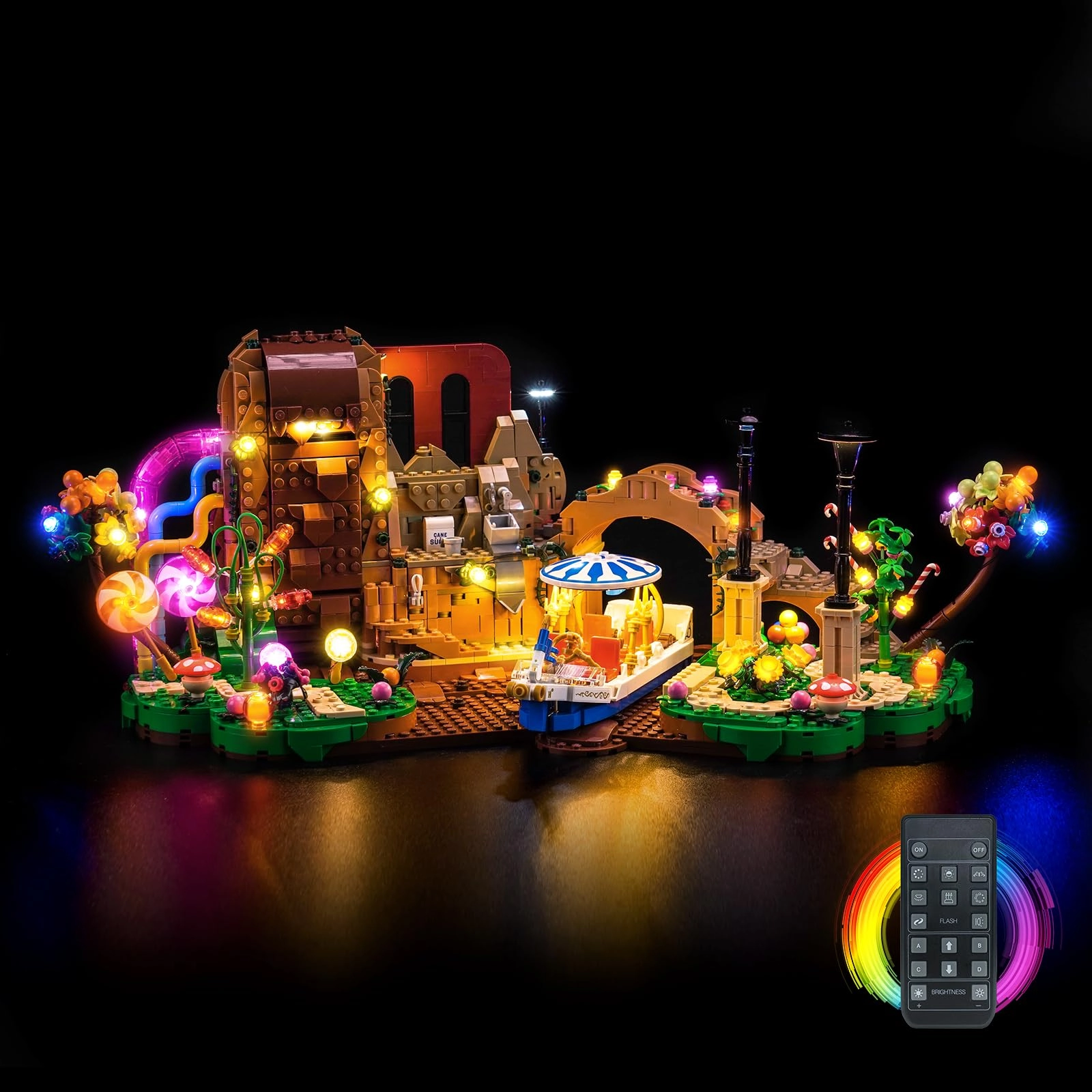 LocoLee Light kit for LEGO Willy Wonka & The Chocolate Factory 21360 - Plastic 1 less than 5V