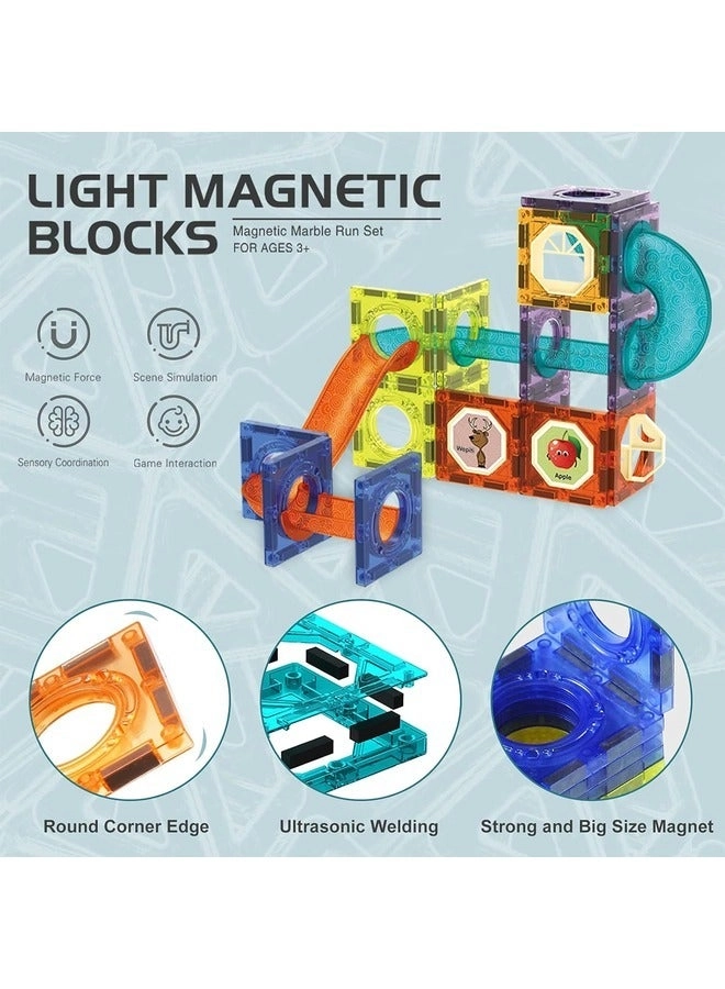 Magnetic Marble Run Set - 42pcs