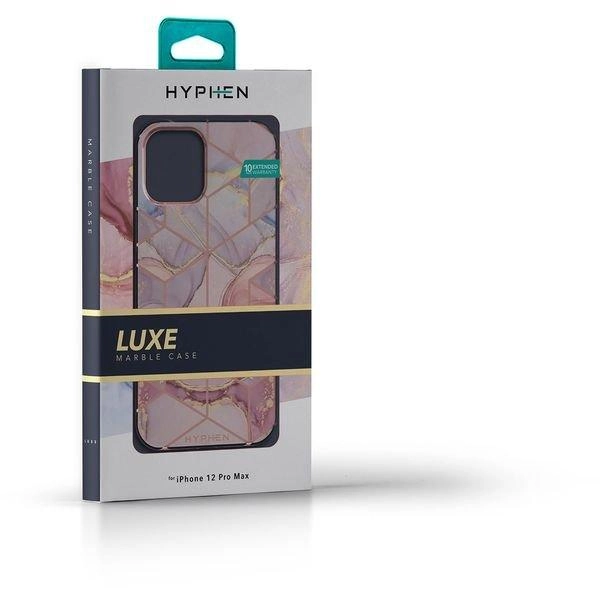 Hyphen Marble Case - Thermoplastic Polyurethane Back Cover for iPhone 12 Pro Max