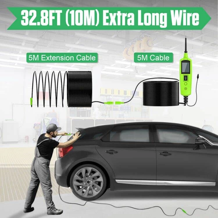 Circuit Tester - 12V/24V Battery Connection Clips AC/DC