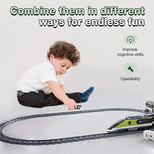 City Train Tracks - HO 40PCS